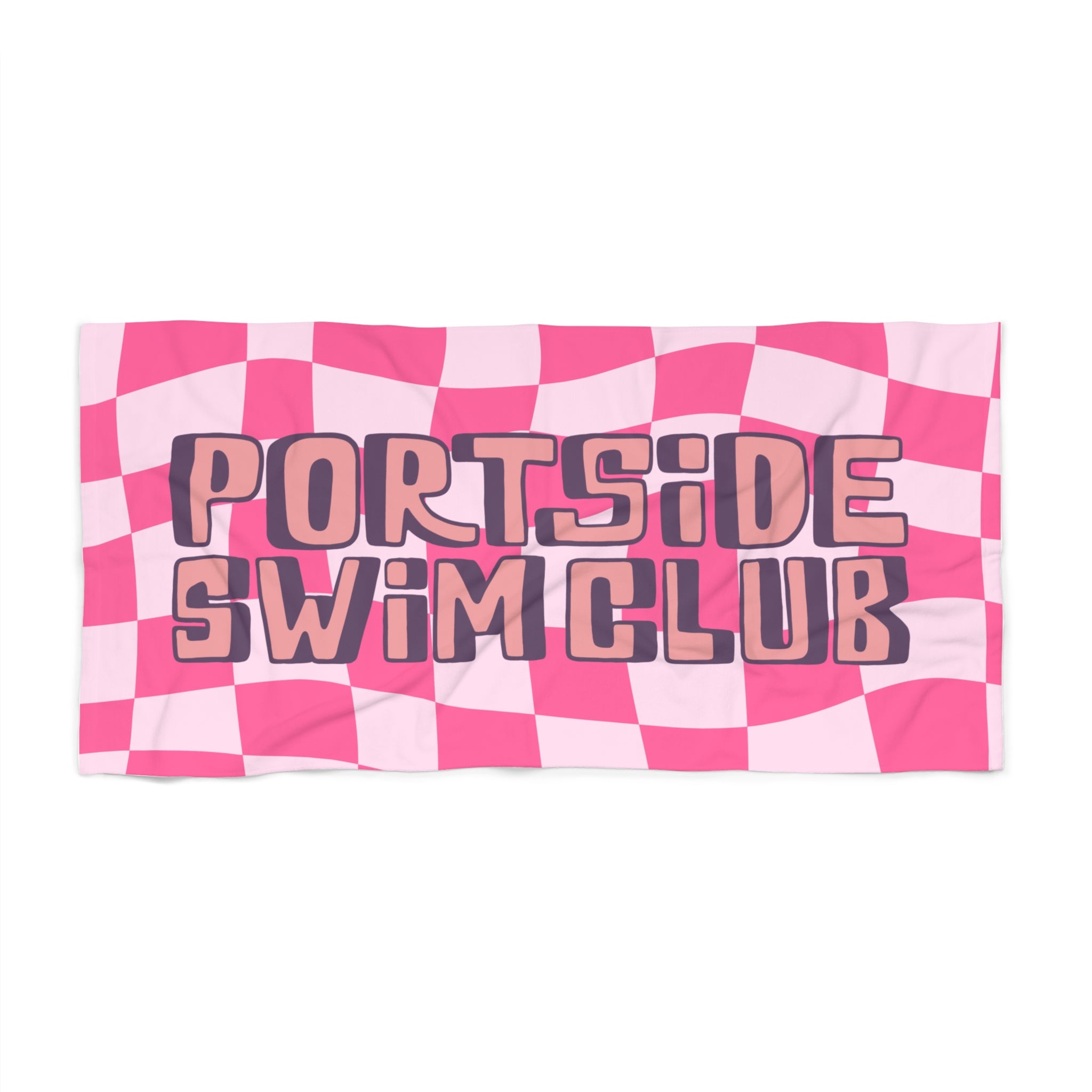 Checkers Beach Towel