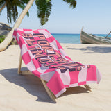 Checkers Beach Towel