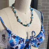 Blue Beaded Necklace