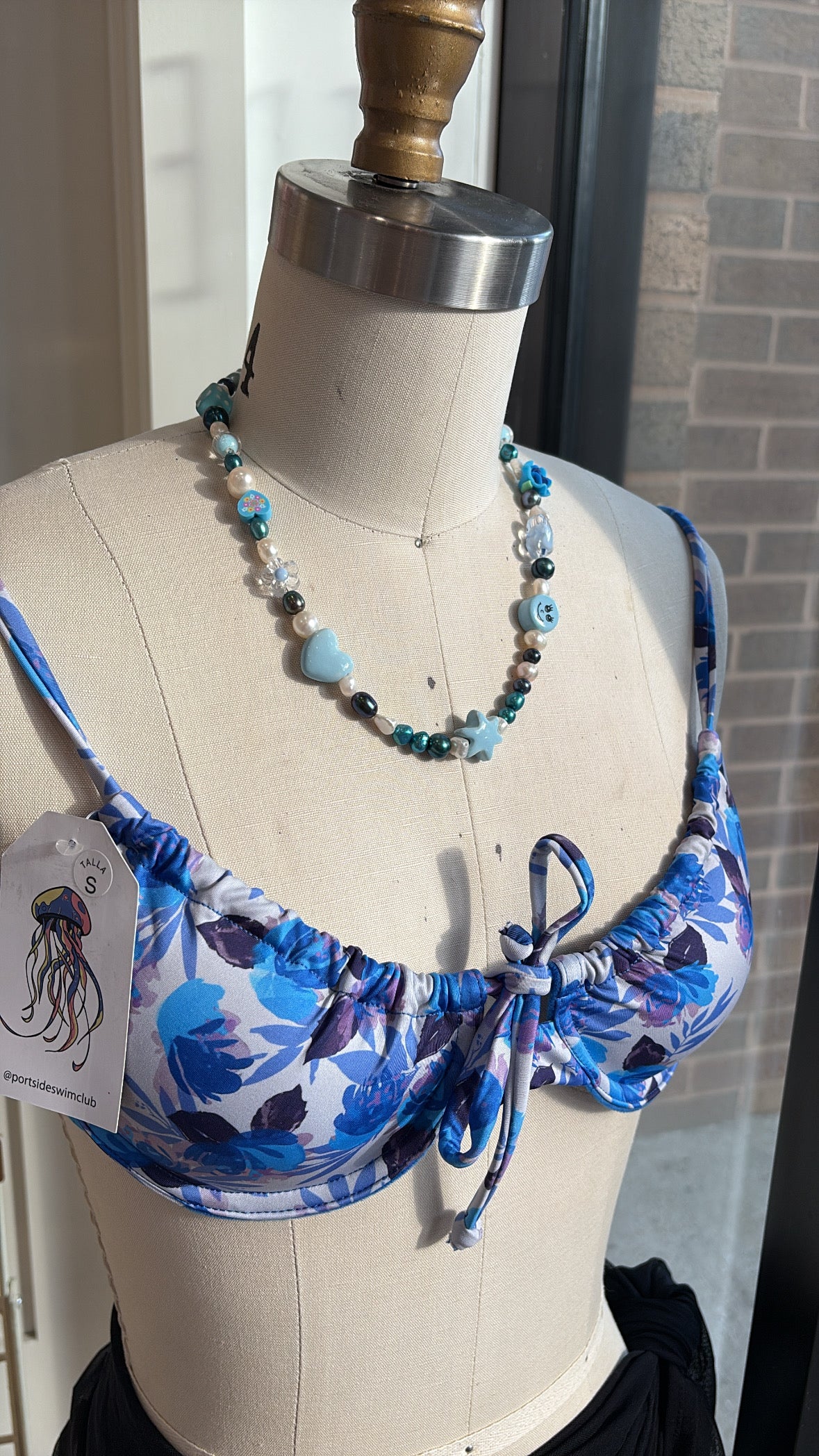 Blue Beaded Necklace