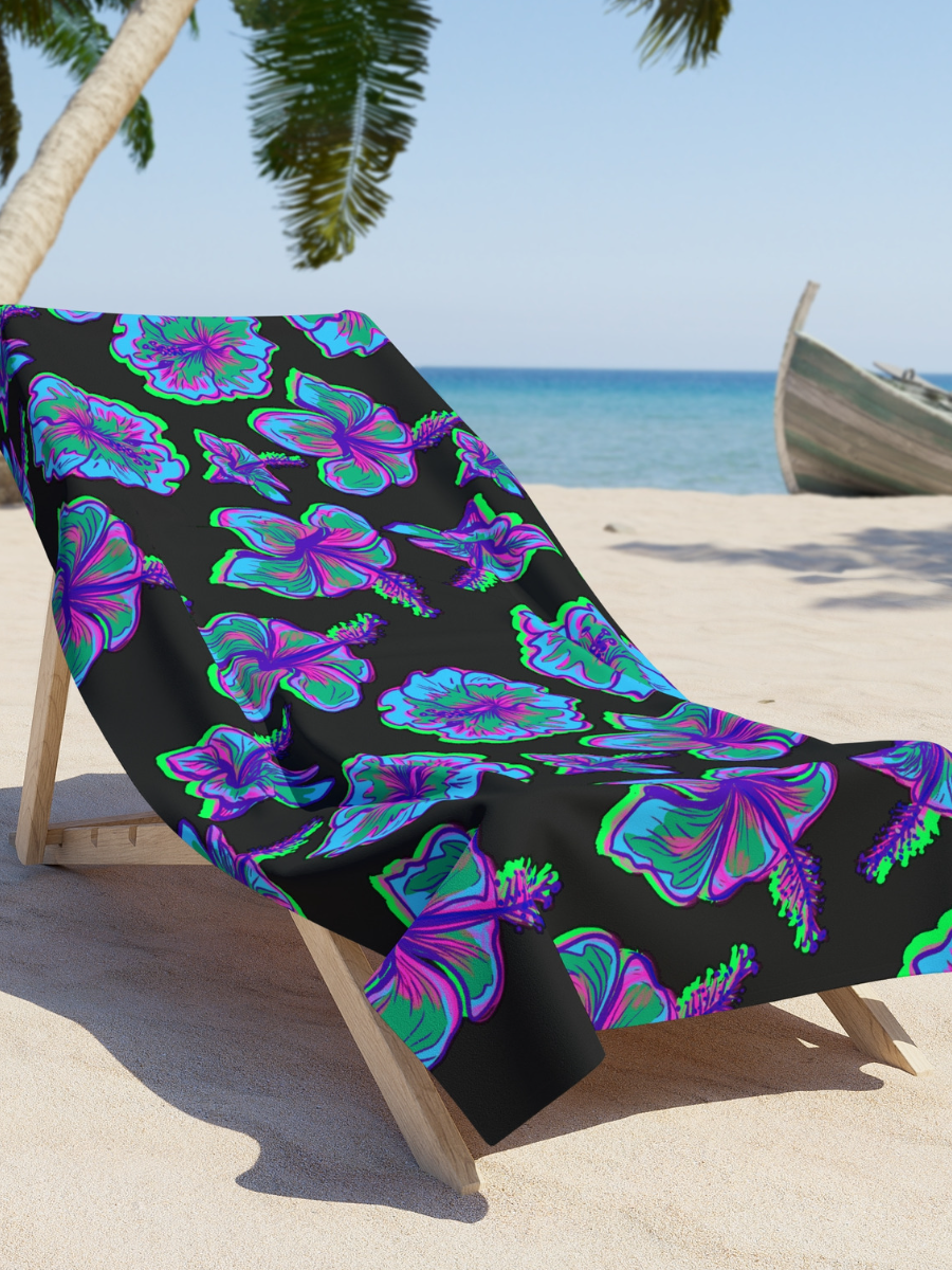 Hibiscus Beach Towel