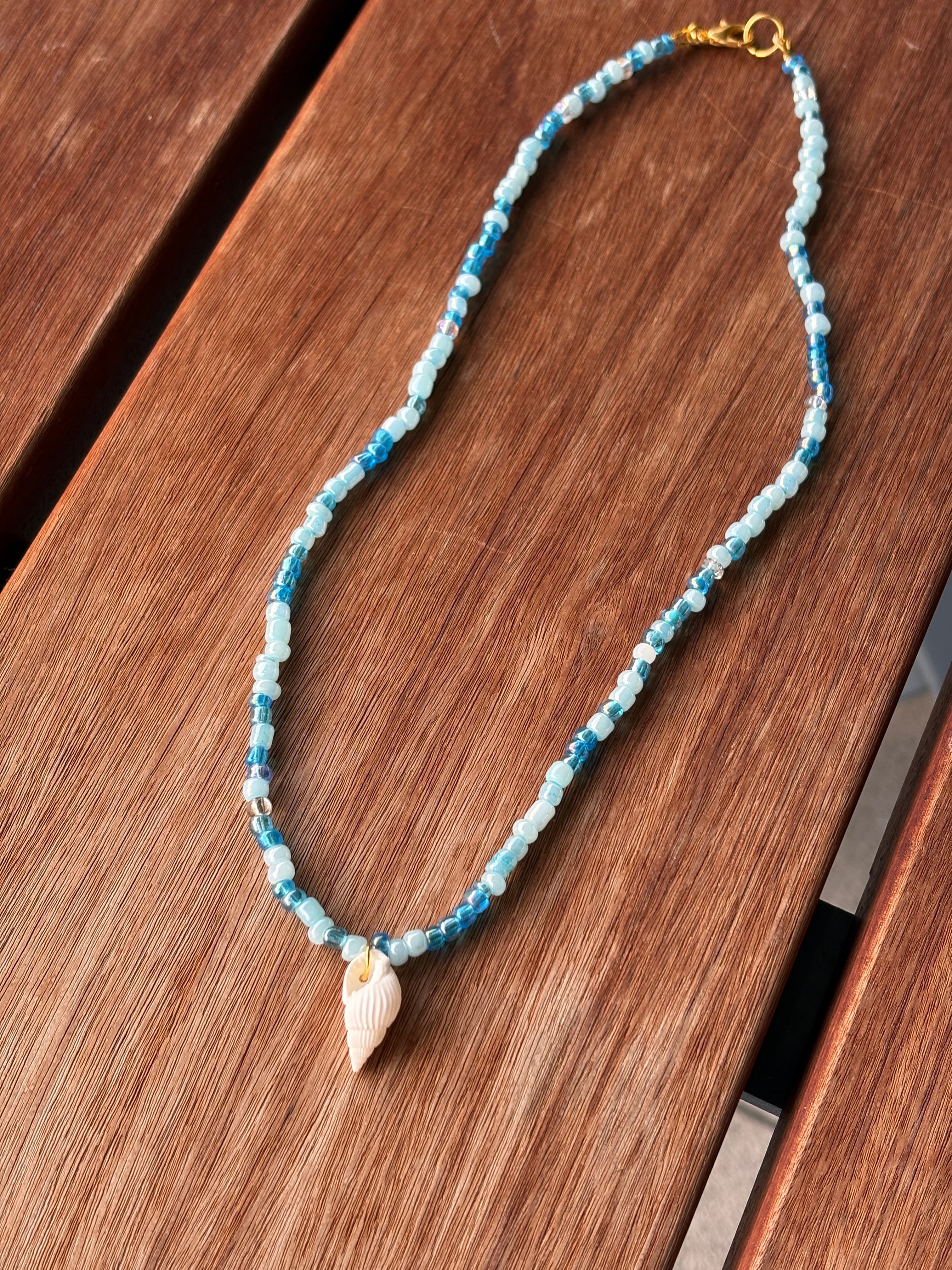 Beaded Shell Necklace