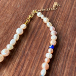 Evil Eye Pearl Necklace