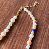 Evil Eye Pearl Necklace