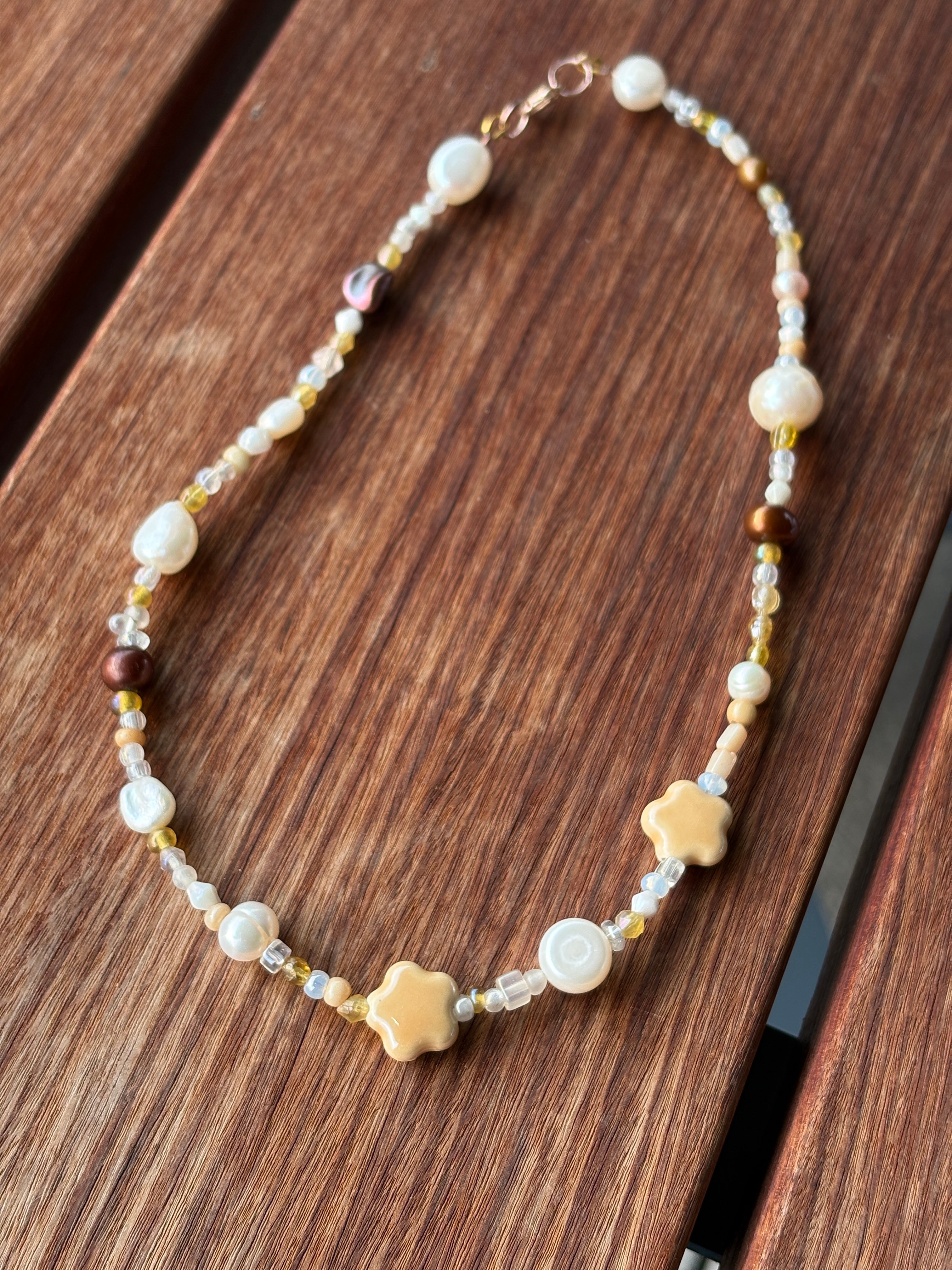 Pearl Beaded Necklace
