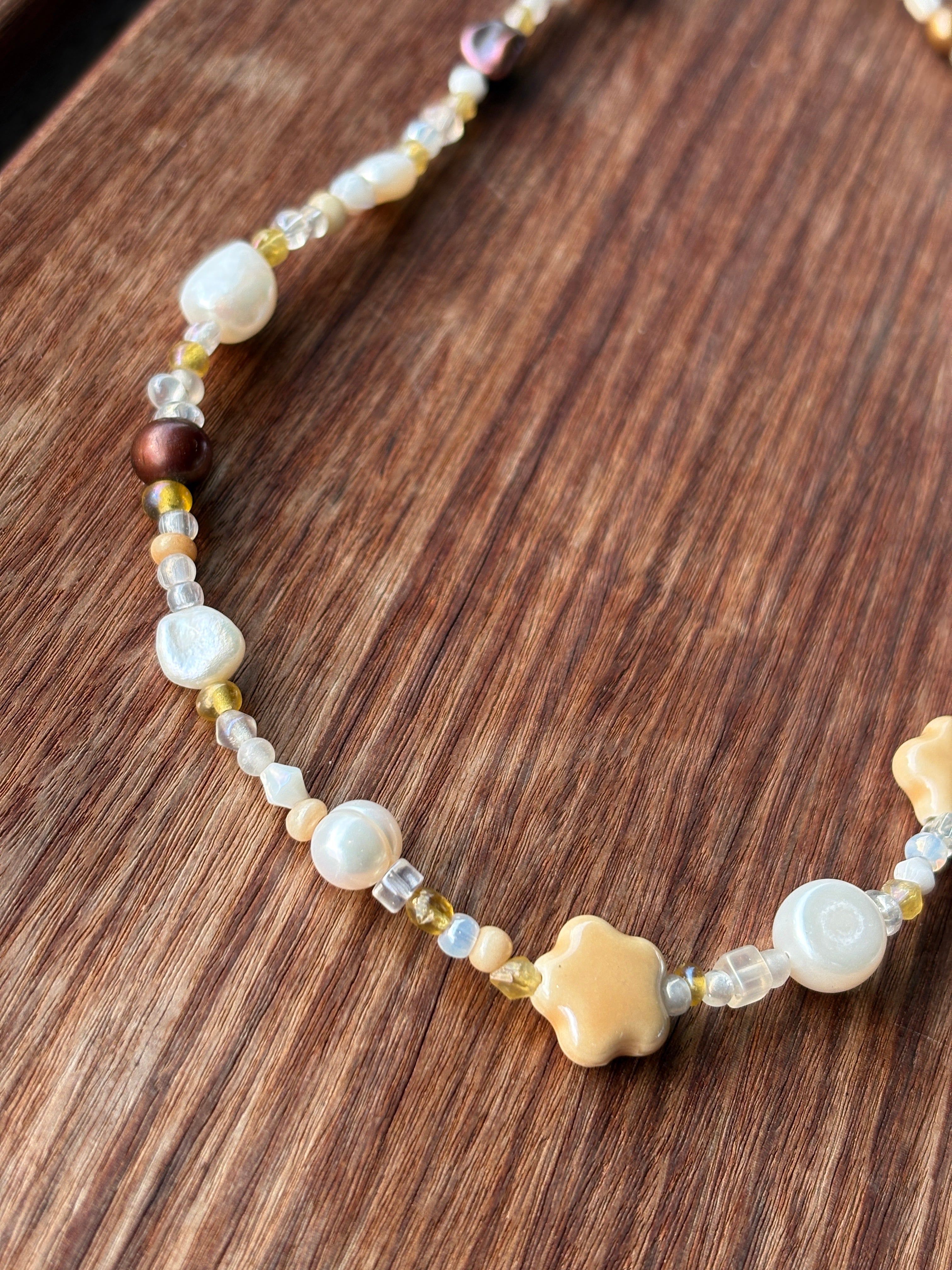 Pearl Beaded Necklace