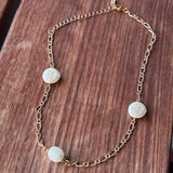Three Pearl Necklace