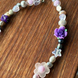 Purple Beaded Necklace