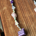 Purple Beaded Necklace