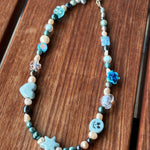 Blue Beaded Necklace