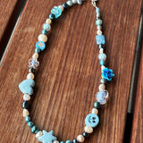 Blue Beaded Necklace