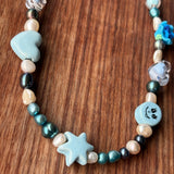 Blue Beaded Necklace