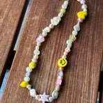 Smiley Beaded Necklace