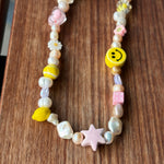 Smiley Beaded Necklace